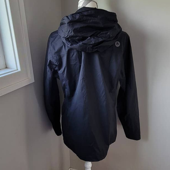 Marmot Women's Black Hooded Windbreaker Size Large - Picture 2 of 9